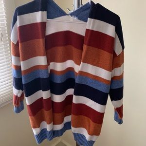 Chunky striped sweater